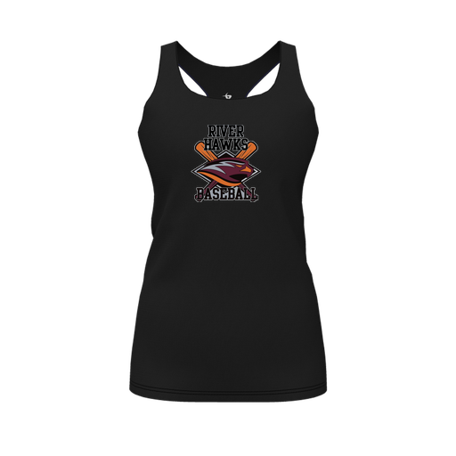 [FT0TRBBK-FYS-LOGO2] Decker Racerback Tank Top (Female Youth S, Black, Logo 2)
