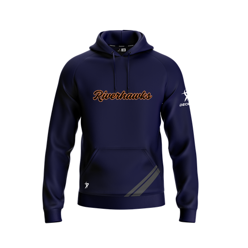 [FOLHSMNV-YXS-LOGO1] Decker Summit Hoodie (Youth XS, Navy, Logo 1)