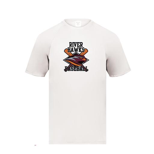 [2790.005.S-LOGO2] Men's Smooth Sport T-Shirt (Adult S, White, Logo 2)