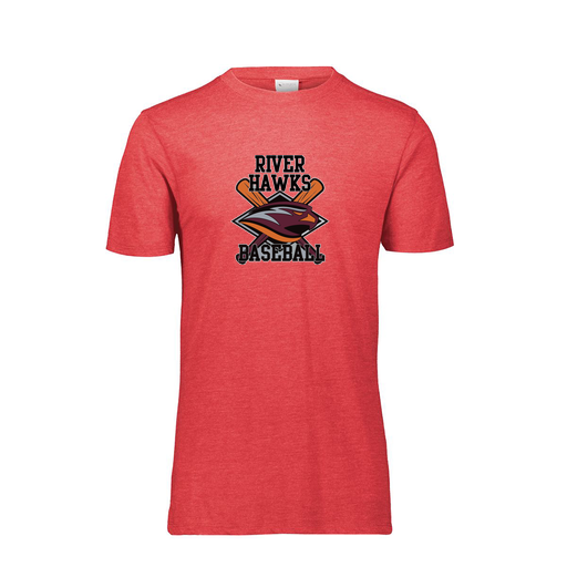 [FTSCUBRD-AS-LOGO2] Decker Men's Tri-Blend T-Shirt - Short Sleeve (Adult S, Red, Logo 2)