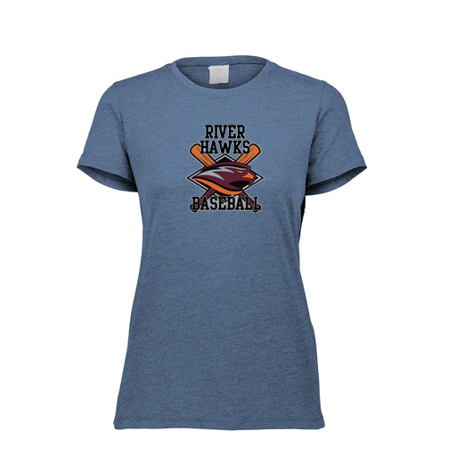 [FTSCUBNV-FAXS-LOGO2] Ladies Ultra-blend T-Shirt (Female Adult XS, Navy, Logo 2)