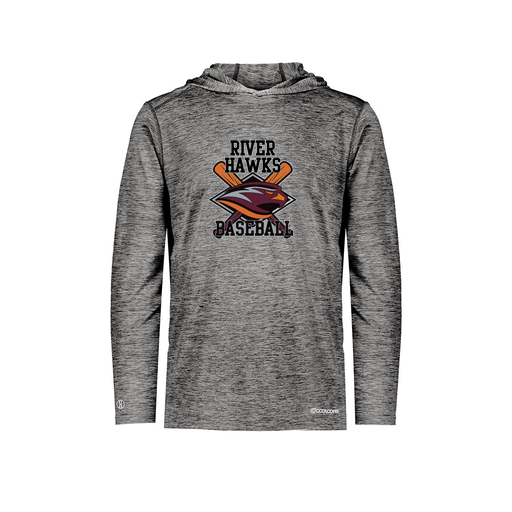 [FOLHCGBK-AS-LOGO2] Men's Charge Hoodie (Adult S, Black, Logo 2)