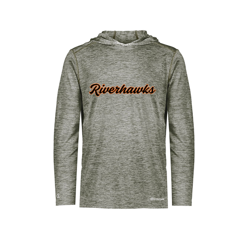 [FOLHCGGY-AS-LOGO1] Decker Men's Charge Hoodie (Adult S, Gray, Logo 1)