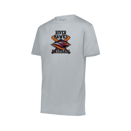 [222818.099.S-LOGO2] Men's Movement Dri Fit Shirt (Adult S, Silver, Logo 2)