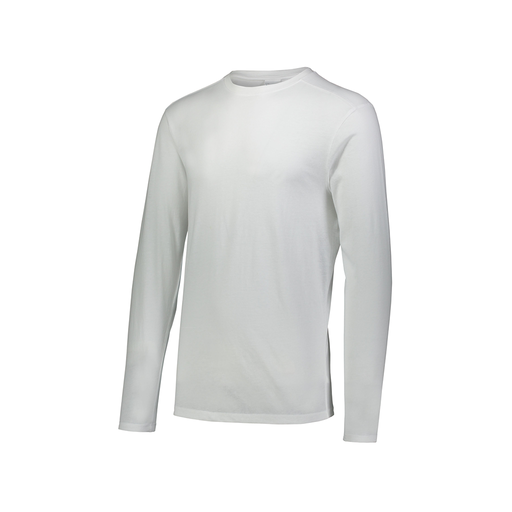 [FTLCUBWH-AXS-LOGO3] Men's LS Ultra-blend T-Shirt (Adult XS, White, Logo 3)