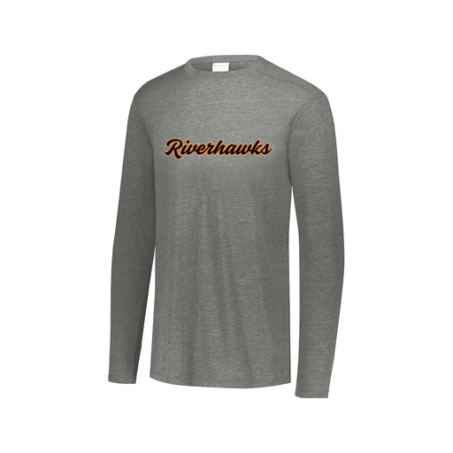 [FTLCUBGY-AXS-LOGO1] Men's LS Ultra-blend T-Shirt (Adult XS, Gray, Logo 1)