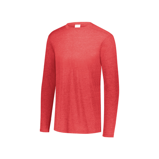 [FTLCUBRD-YS-LOGO3] Youth LS Ultra-blend T-Shirt (Youth S, Red, Logo 3)