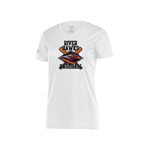 [222820.005.S-LOGO2] Ladies Movement Dri Fit Shirt (Female Adult S, White, Logo 2)